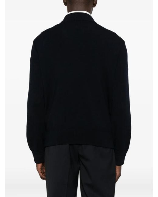 Moncler Black Quilted Jacket for men