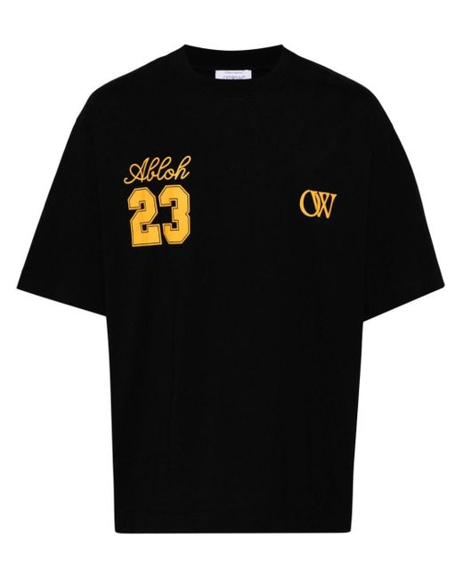 Off-White c/o Virgil Abloh Skate T -Shirt mit OW 23 Logo in Black für Herren