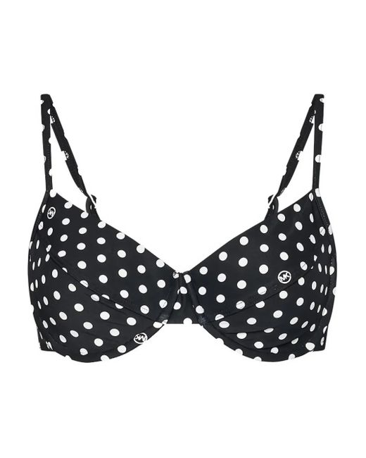 MICHAEL Michael Kors Black Bikini Mit Polka Dots