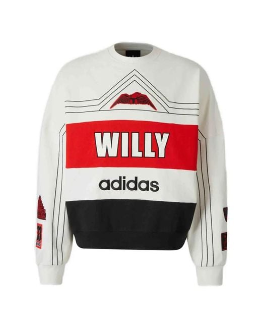 Adidas X Willy Chavarria Embroidered Logo Hoodie for men