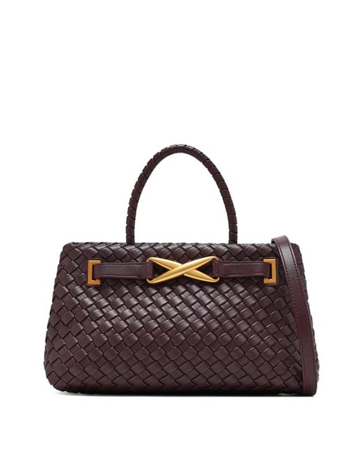 JW PEI Purple Sac Cabas Elora À Design Tressé Et Anse Sur Le Dessus
