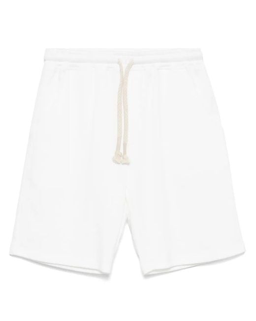 Eleventy White Jersey Shorts for men