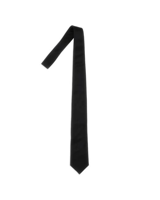 Corneliani Black Pointed-Tip Tie for men