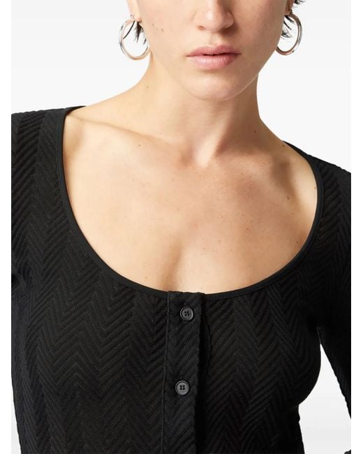 Missoni Black Chevron Cardigan