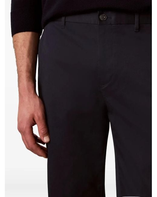 Calvin Klein Blue Straight-Leg Chino Trousers for men