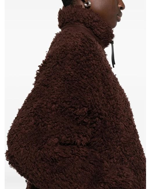 Jil Sander Brown Jacke aus Fleece