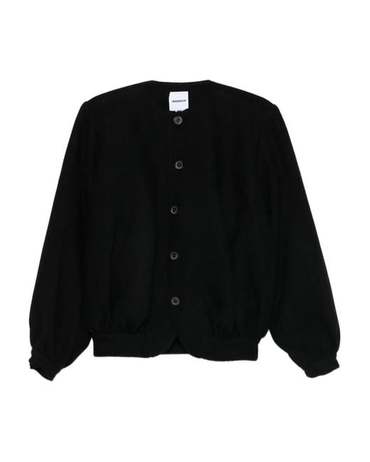 Adererror Black Button-Down Jacket