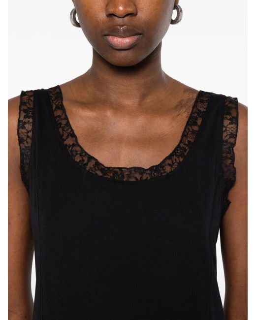 Our Legacy Black Dawn Lace Mini Dress