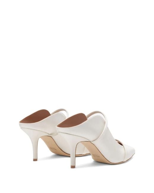 Malone Souliers White 70Mm Maureen Mules