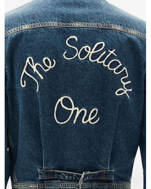 Ann Demeulemeester Blue Rocco Denim Jacket for men