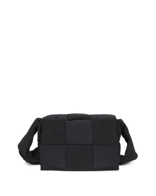 Petit sac porté épaule matelassé Tech Cassette Bottega Veneta en coloris Black