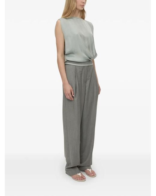 Christopher Esber Gray Internal Tailored Top