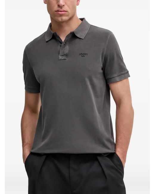 Joop! Gray Short-Sleeves Polo Shirt for men