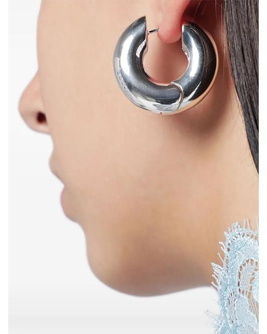 Eliou Metallic Devon Hoop Earrings