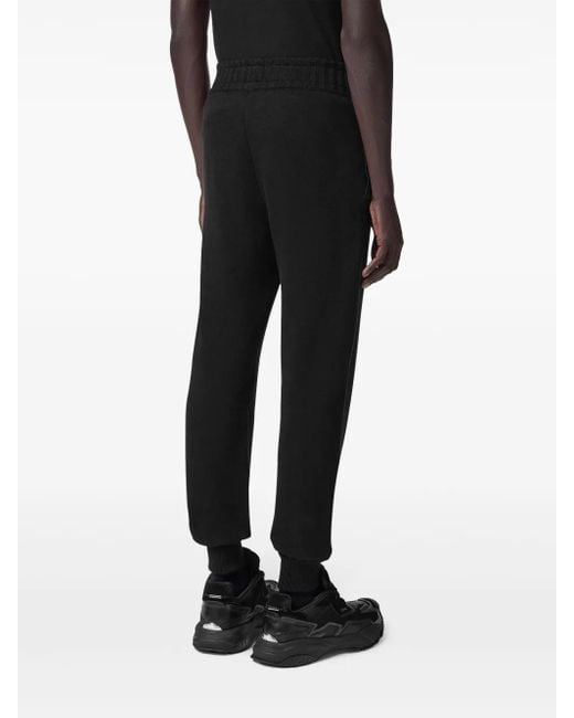 メンズ Versace ニットトラックパンツ Black