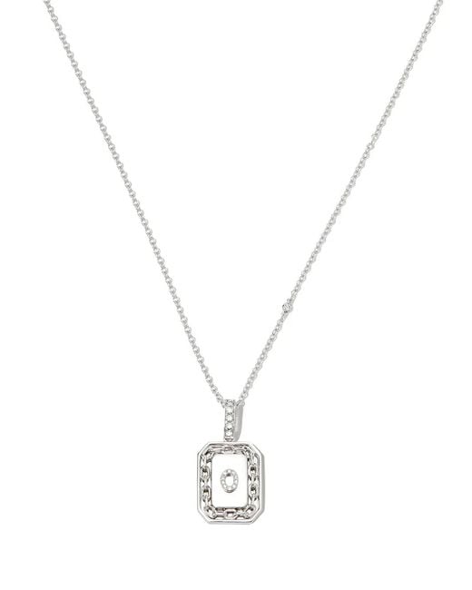 SHAY Metallic 18K O-Initial Bead-Chain Necklace for men