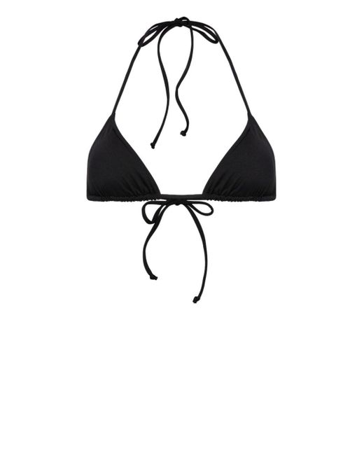 Bikini Leah Terry à bonnets triangles Mc2 Saint Barth en coloris Black