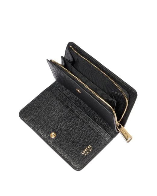 Lancel Black Leather Bi-Fold Wallet