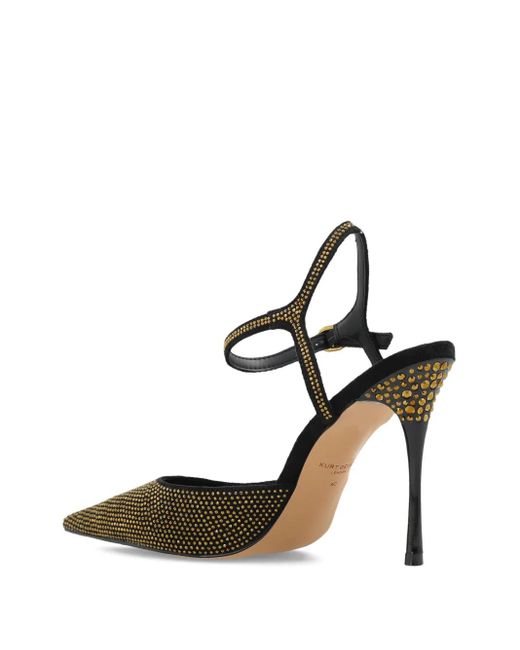 Kurt Geiger White Mayfair Heeled Pumps