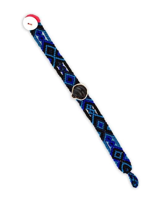 Dezso by Sara Beltran Blue 18K Rose Chione Mexican Bracelet