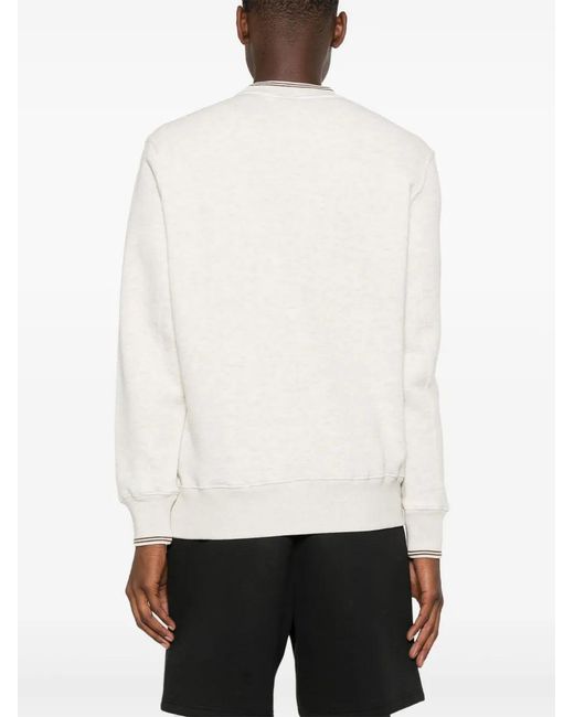 Autry White Logo Jersey Sweatshirt for men