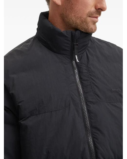 Levi's Black Rockridge Hooded Zip Jacket for men