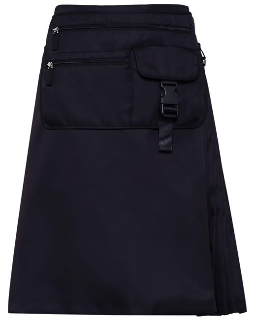 Prada Rock mit Taschen in Schwarz Hüfttaschen und Bauchtaschen Damen Taschen Gürteltaschen 