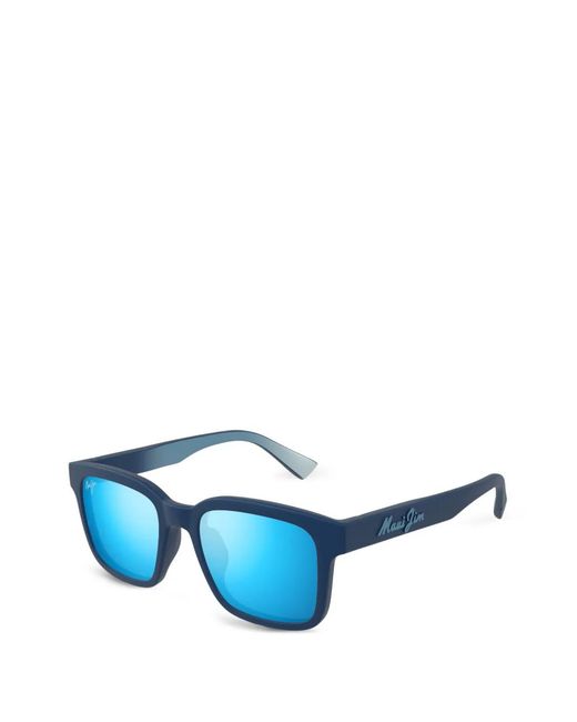 Maui Jim Blue Square-Frame Sunglasses