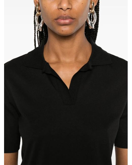 Calvin Klein リブ Tシャツ Black