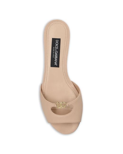 Dolce & Gabbana Natural Logo-Detail Slider