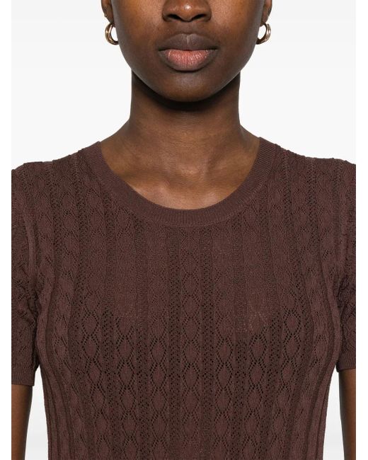 Loulou de Saison Aruba マキシドレス Brown