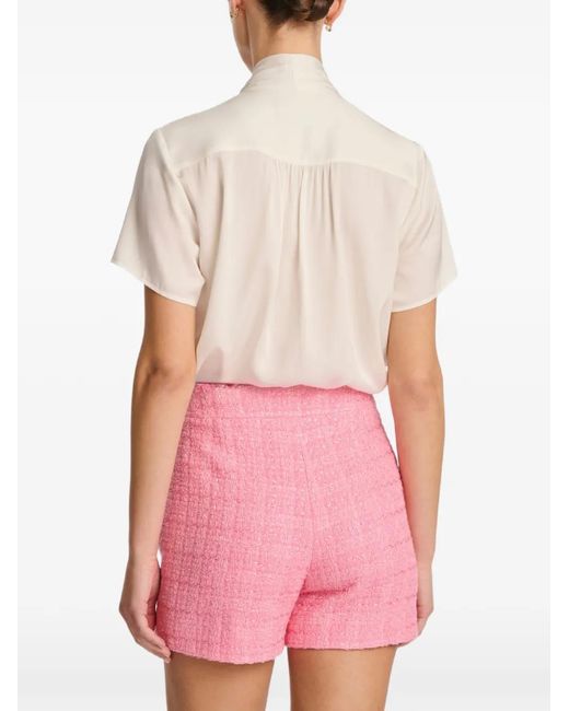 WEILL PARIS Pink Tweed Shorts