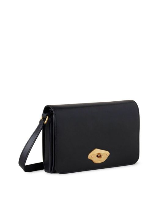 Mulberry Black Lana Leather Shoulder Bag