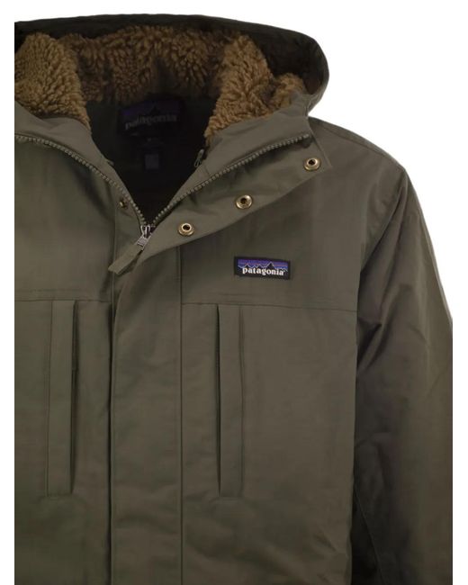 Patagonia Green Isthmus Hooded Parka for men