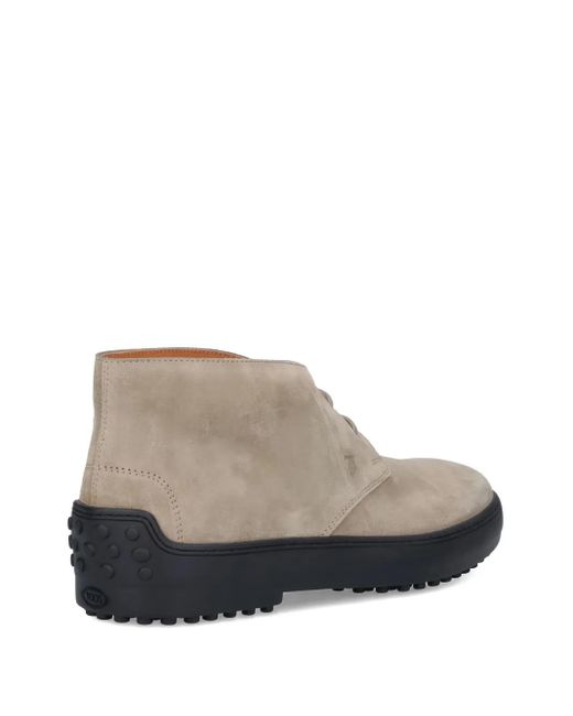Tod's Brown Suede Desert Boots for men