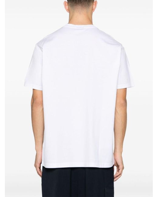 Paul & Shark Katoenen T-shirt Met Ronde Hals in het White voor heren