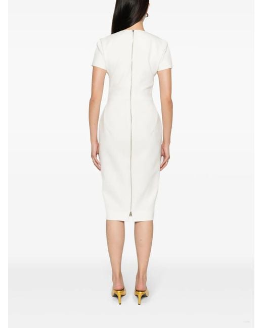 Victoria Beckham White Dresses