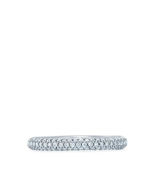 Kwiat White 18Kt Moonlight 3-Row Pave Diamond Ring