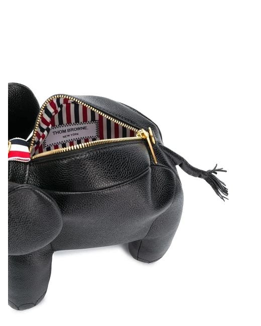Thom Browne Black Elephant Chain Shoulder Bag