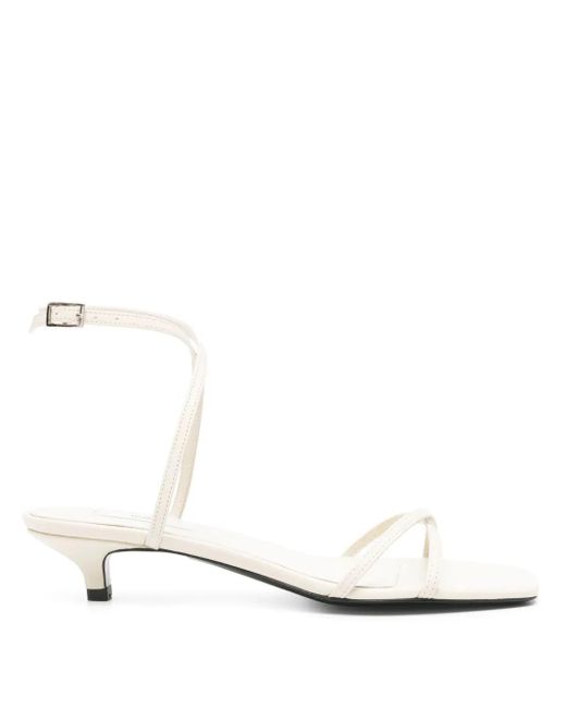 Totême  レザーサンダル White