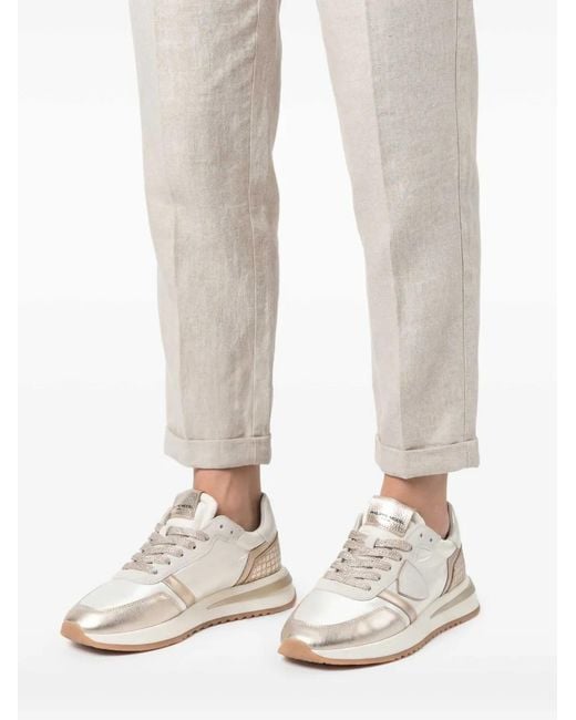 Philippe Model White Flat Shoes