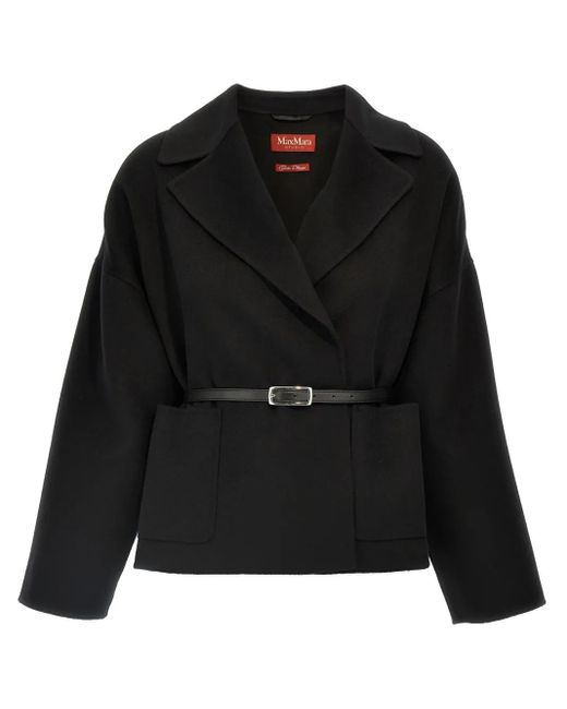 Max Mara Blasy Jas in het Black
