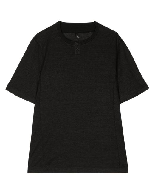 Transit T-Shirt mit Rundhalsausschnitt in Black für Herren
