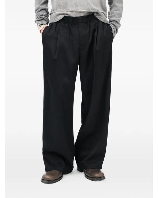 Our Legacy Black Elasticated Twill Leisure Trouser for men