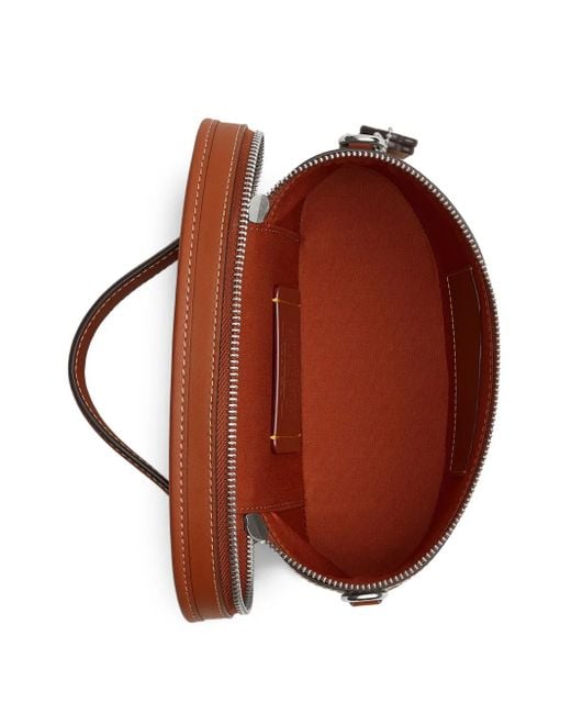 COACH Brown Monogram Top Handle Satchel