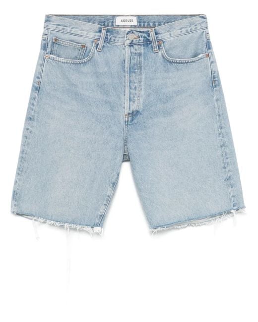 Agolde Blue Anson Shorts for men