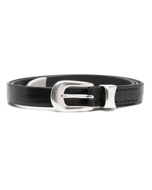 Our Legacy Shadow Buckled Belt in Black for Men | Lyst