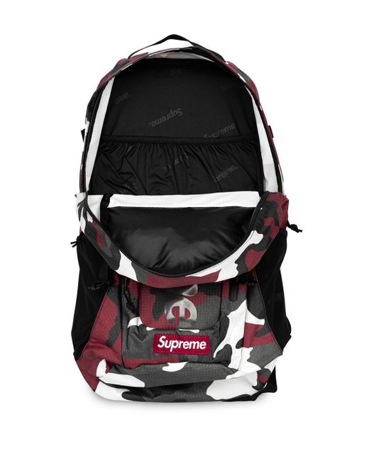 Zaino con stampa da Uomo di Supreme in Rosso | Lyst