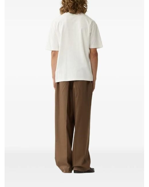 New Amsterdam White Graphic-Print Short-Sleeve T-Shirt