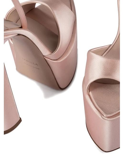 Le Silla Pink Nina Heeled Sandals